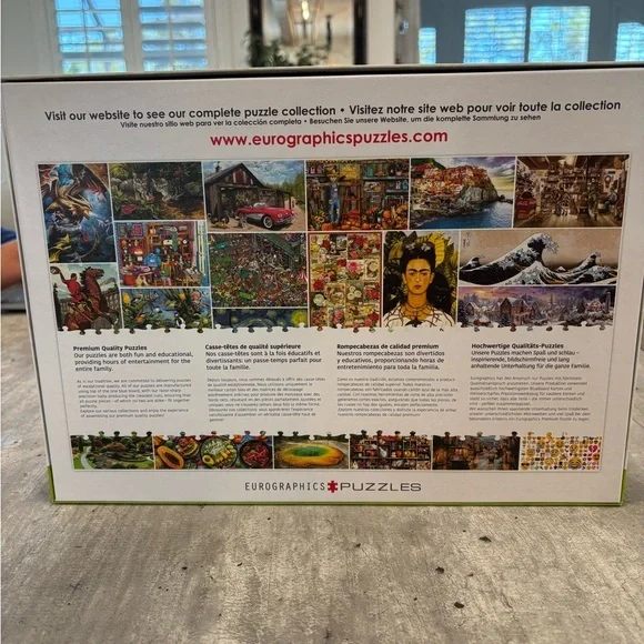 NWOT 1000 piece puzzle of‎ beautiful floral scenery by euro graphic - Picture 2 of 3